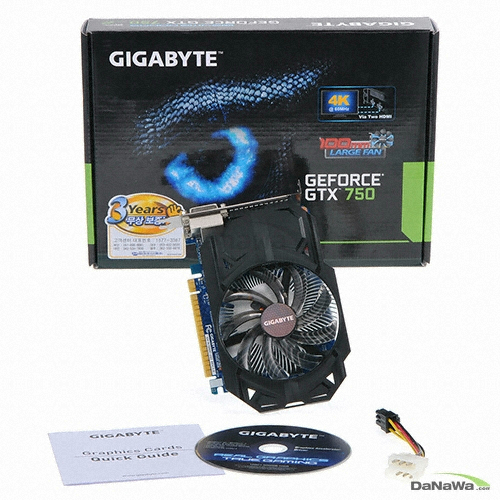 GIGABYTE 지포스 GTX750 UD2 OC D5 1GB UltraHD_이미지