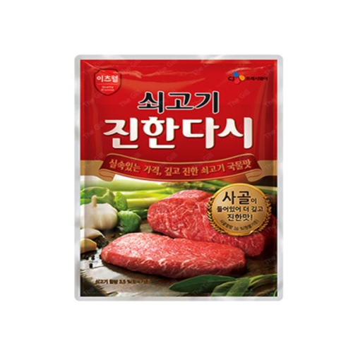 CJ프레시웨이 이츠웰 쇠고기 진한 다시 1kg (1개)
