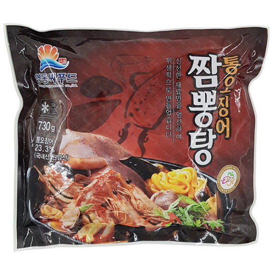 통오징어 짬뽕탕 730g
