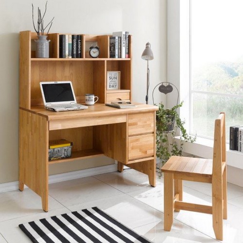 사사가구 리브데코 엘더 원목책상+의자세트