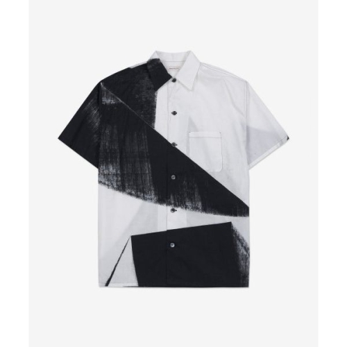 알렉산더맥퀸 프린트 화이트블랙 셔츠 150674454_이미지