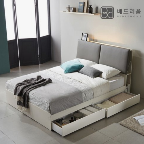 베드리움 블링 서랍 LED침대 SS (릴렉서유로탑MS독립)_이미지