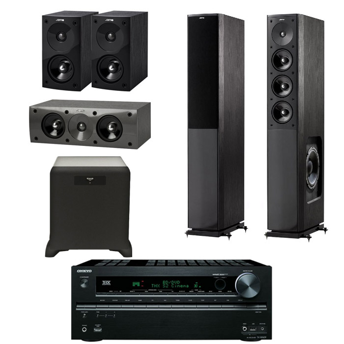 야모 S608 5.1채널 + 온쿄 AV리시버 (TX-NR609, SW-450)_이미지