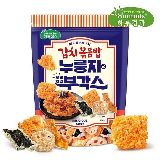 선명농수산 하루견과 누룽지 부각스 김치볶음밥맛 220g