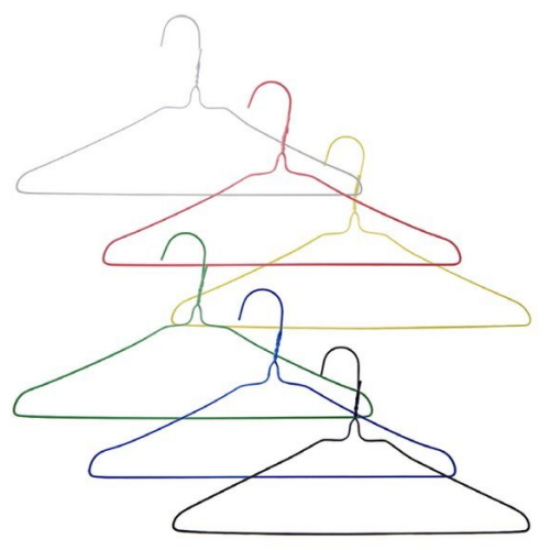 한국화학 세탁소 기본 꽈배기 옷걸이 40cm