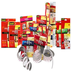 스카치 외풍차단 방풍 특수비닐 소형대형 창문바람막이 문틈새 현관문 베란다 투명 문풍지 틈막이