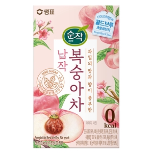 샘표식품 순작 콜드브루 아이스티 납작 복숭아차 1.8g 20개입 (1개)