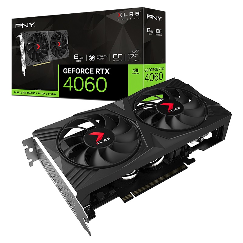 PNY XLR8 지포스 RTX 4060 Gaming VERTO OC D6 8GB Dual 제이씨현