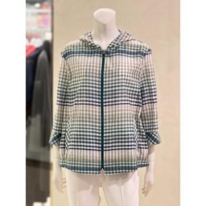 벨리시앙 세이브존01 패턴 체크 후드 집업 점퍼 2color JP3201 S15887190