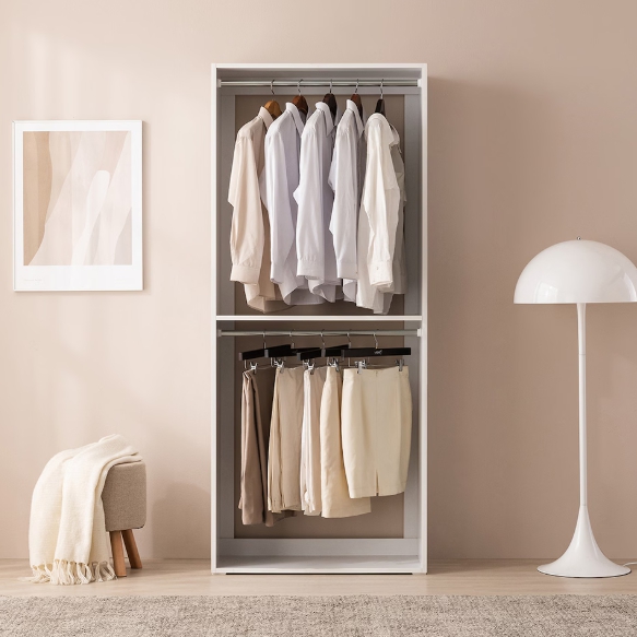 아씨방가구 도도 드레스룸 2단옷장 800