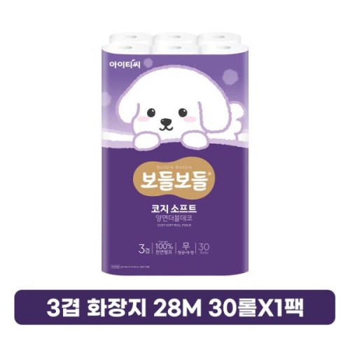 아이티씨 보들보들 코지 소프트 28m (30롤) (1팩)_이미지