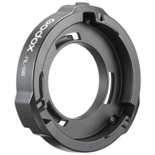 GODOX ML-GB ML60II Bi,ML100 Bi용 보웬스 마운트 어댑터이미지입니다. 누르면 해당 게시물로 새창이동합니다.