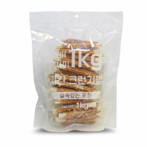테비토퍼 테비 사사미 치킨 크런치껌 1kg (1개)_이미지