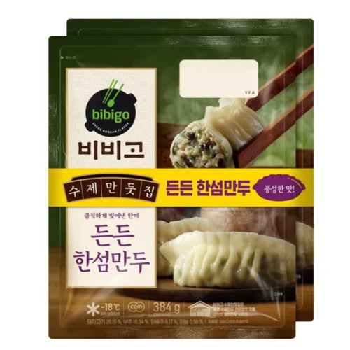 CJ제일제당 비비고 수제만둣집 든든 한섬만두 320g (2개)