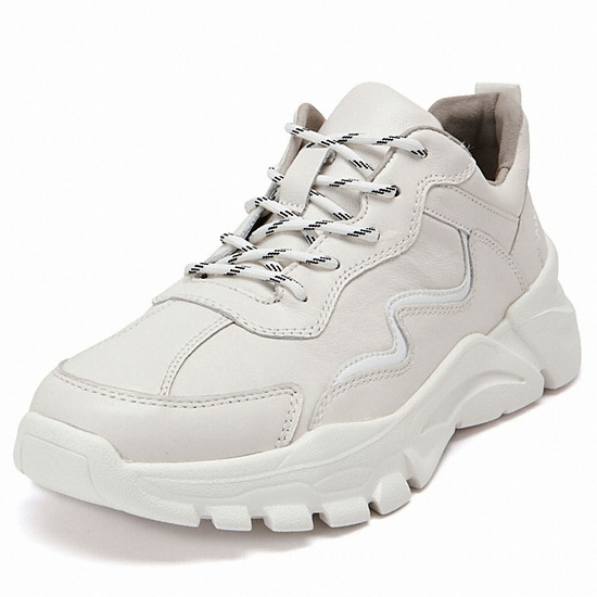 소가죽 키높이 스니커즈 Y39019 (화이트)