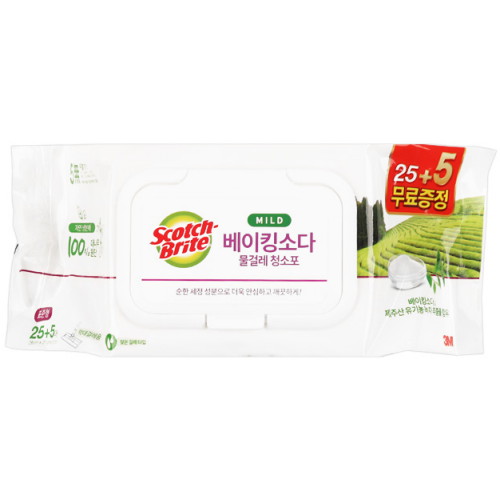 베이킹소다 물걸레 청소포 마일드 표준형 30매