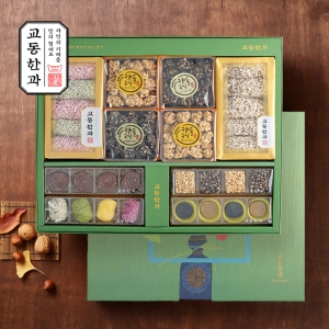 교동씨엠 교동한과 전통식품명인 교동설렘 세트 / 2단
