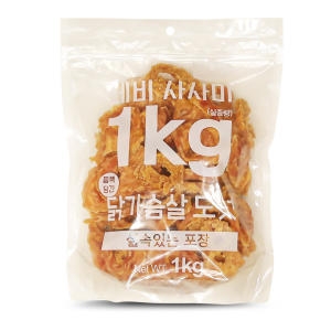 테비토퍼 테비 사사미 닭가슴살 도넛 1kg (1개)