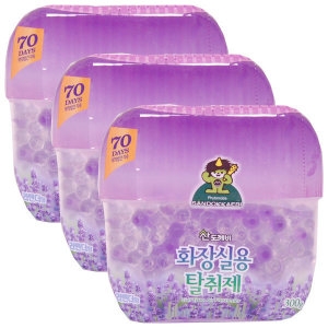 산도깨비 화장실용 탈취제 라벤더향 300g (3개)_이미지