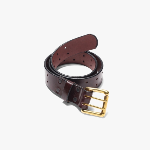 샌프란시스코마켓 2729 HAV BELT DOUBLE TONGUE HOLES DARK BROWN / TRD2M80010A51_이미지