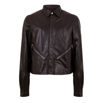 가죽 롱 슬리브 자켓 127096953