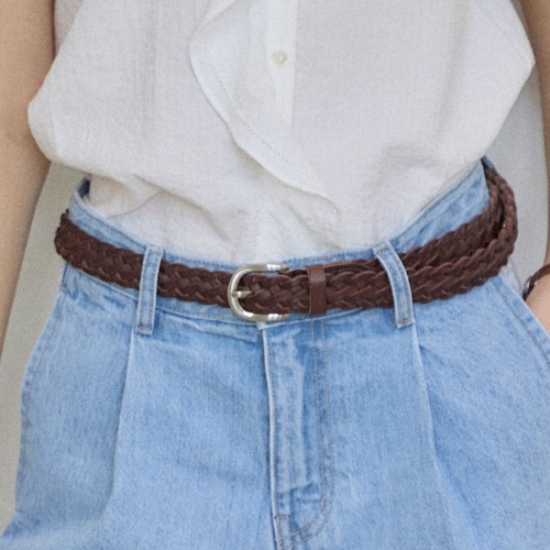 �ƿ�ȣ�� Hope Classic Twist Belt Brown H25SM2-AC08-BR