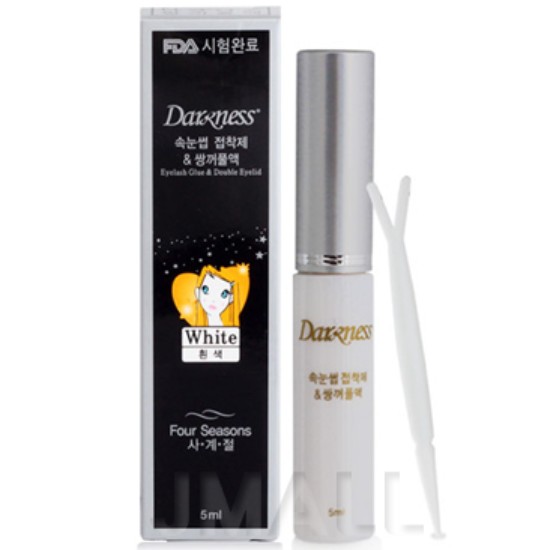 다크니스 흰색 속눈썹 접착제&쌍꺼풀액 5ml (2개)_이미지
