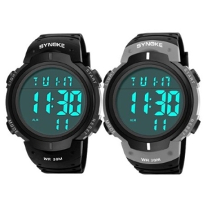 [불명] 큰화면 부모님 어르신 군인 LED 디지털 전자 시계 10765106_이미지