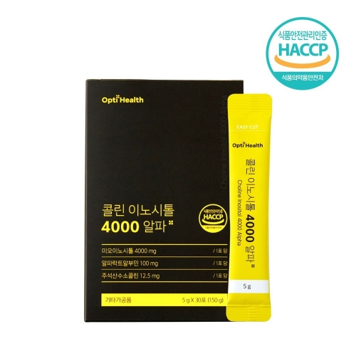 옵티헬스 콜린 이노시톨 4000 알파 30포 (1개)