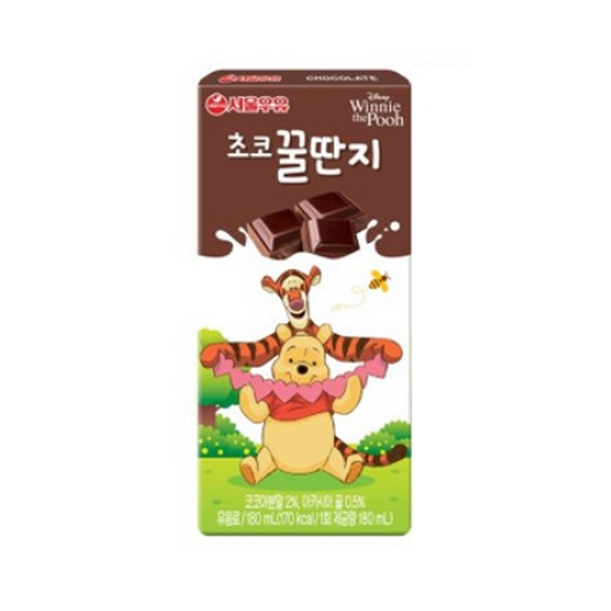 서울우유 초코 꿀딴지 180ml (1개)