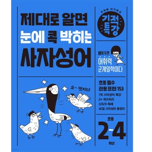 길벗스쿨 제대로 알면 눈에 콕 박히는 기적의 특강 사자성어_이미지