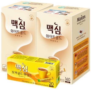 화이트골드 커피믹스 11.7g x 320p + 모카골드 마일드 커피믹스 12g x 20p 3세트