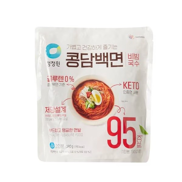 대상 청정원 콩담백면 비빔 380g (1개)_이미지