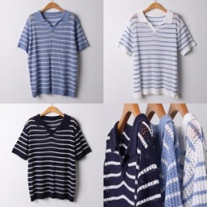 나야홍 위쉬몰 EB 블랑오픈카라반팔티 I890H504 빅사이즈