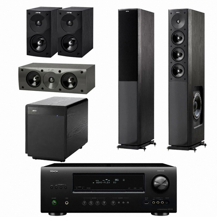 야모 S608 5.1채널 + 데논 AV리시버 (AVR-1612, SUB-250)_이미지