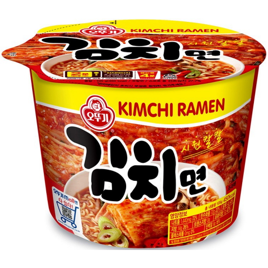 오뚜기 김치면 큰컵 105g (4개)_이미지
