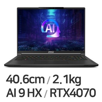 MSI 스텔스 A16 AI+ A3XVGG-R9 4K Mini LED W11