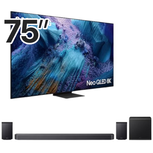 삼성전자 네오QLED KQ75QNF990FXKR (스탠드+사운드바, HW-Q930F)_이미지