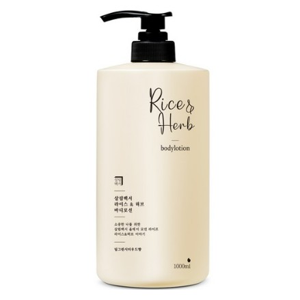 살림백서 라이스 앤 허브 바디로션 딥그린시더우드 1000ml