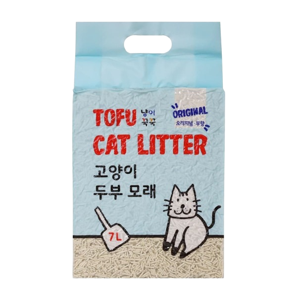 냥이꾹꾹 두부모래 오리지날 2.8kg
