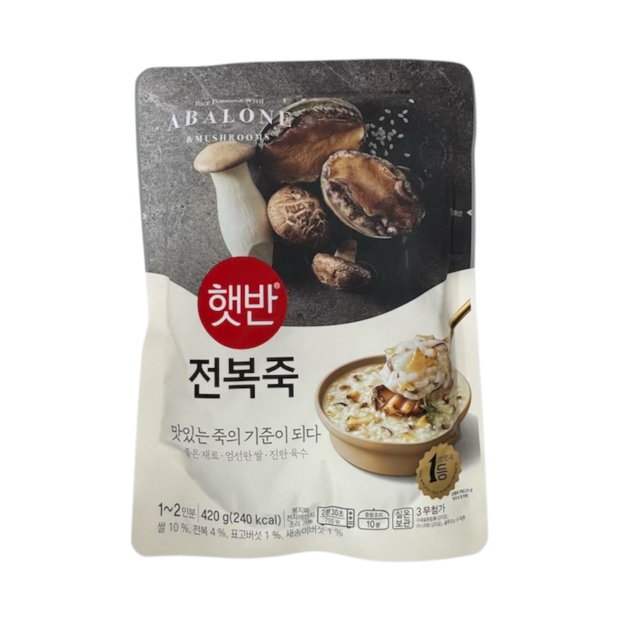 CJ제일제당 햇반 전복죽 420g (12개)