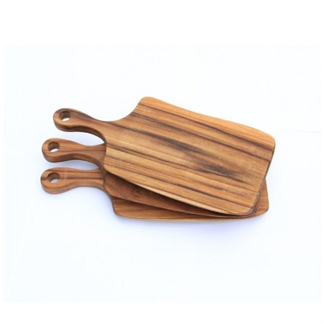 유경 브라스 라오스 티크 손잡이 도마/나무도마/원목도마/티크도마/빵도마/플레이팅도마/집들이선물/라오스티크/