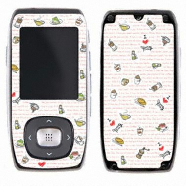 chungfrog 삼성 YEPP YP-T9 스키니스킨- coffee & tea_이미지