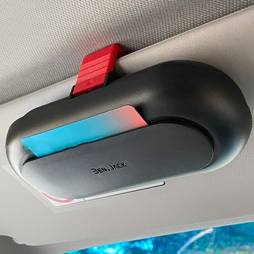 삼에스 BEN.JACK 차량용 선바이저 선글라스 케이스 (1개)_이미지