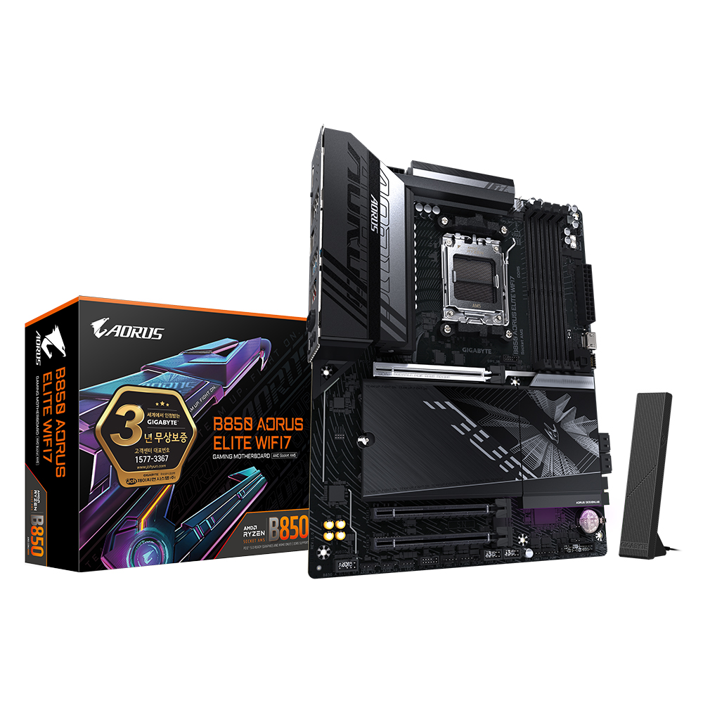GIGABYTE B850 AORUS ELITE WIFI7 제이씨현이미지입니다. 누르면 해당 게시물로 새창이동합니다.