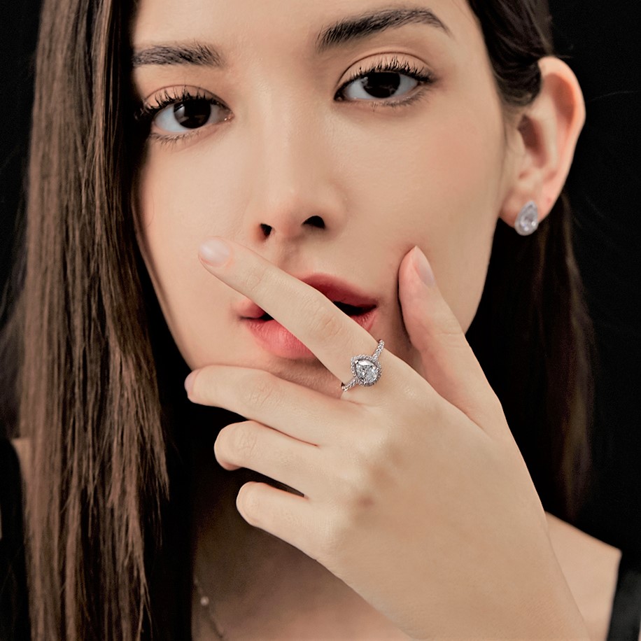 GB L-CARAT Ŭ���Ķ��� �����̾����� ����� 1ĳ�� 14K GOLD ���� LRS21060G 428515