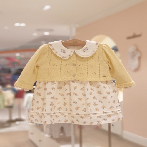 M D YE 로미니트가디건SET드레스 원피스 34A1240002 출산준비물/신생아선물/배내수트/배내