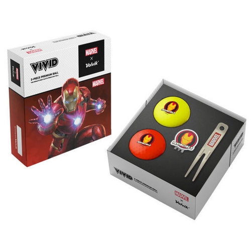 볼빅  비비드 마블 그린보수기 세트 (아이언맨, 2개+볼마커)