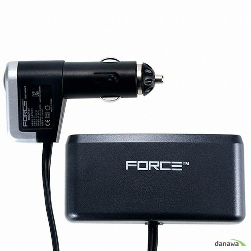 포스 R-51 차량용 USB 3구 소켓