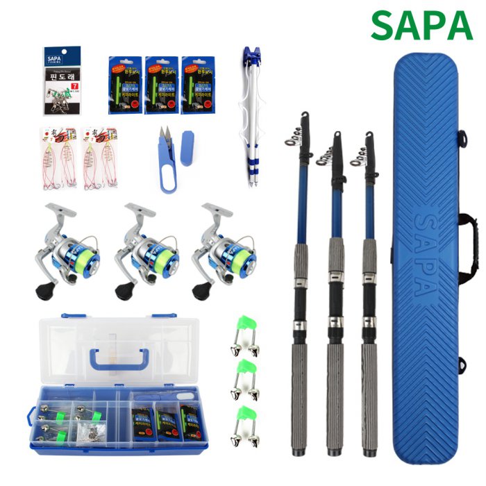 싸파  다용도 원투 낚시 풀세트